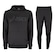 Conjunto de Agasalho Masculino ASICS Interlock Fechado CINZA ESCURO
