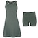 Vestido Racket Jacquard com Bermuda ASICS Adulto VERDE