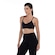 Top Fitness com Bojo Nike Baixa Sustentação Alate Coverage LS Bra Adulto PRETO