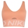 Top Fitness com Bojo Removível Nike Média Sustentação Indy Plung Bra Bold Adulto PESSEGO