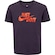 Camiseta Infantil Nike Manga Curta Sportswear JDI HBR ROXO