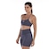 Top Fitness com Bojo Removível Fila Média Sustentação Future Sports Pinstripes Flow Adulto AZUL ESCURO