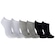 Kit 3 Pares de Meias ASICS Invisible Tamanho 34-38 Adulto PRETO/BRANCO