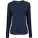 Camiseta Feminina Oxer Manga Longa Recorte Print Color AZUL