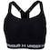 Top Fitness com Bojo Under Armour Alta Sustentação High Crossback Adulto PRETO/BRANCO