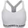 Top Fitness com Bojo Under Armour Alta Sustentação High Crossback Adulto BRANCO/PRETO