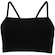 Top Fitness sem Bojo Puma Baixa Sustentação Favorite Low Impact BRA Adulto PRETO