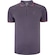 Camisa Polo Masculina ASICS Zíper Selado ROXO/VERMELHO