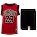 Conjunto Infantil Nike Jordan 23 Jersey Camiseta + Bermuda VERMELHO/PRETO