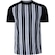 Camiseta Masculina Adams Manga Curta Futebol Dry PRETO/BRANCO