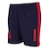 Calção do Barcelona Juvenil Recorte Dry AZUL ESC/VERMELHO