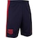 Calção do Barcelona Masculino Dry Recorte AZUL ESC/VERMELHO