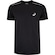 Camiseta Masculina ASICS Manga Curta Mesh Respirável Anti-Odor PRETO/CINZA CLARO