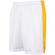 Calção do Real Madrid Braziline Juvenil Liga BRANCO/AMARELO CLARO