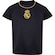 Camiseta do Real Madrid Braziline Lenda Infantil PRETO