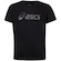 Camiseta Infantil ASICS Manga Curta Performance PRETO