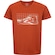 Camiseta Juvenil ASICS Manga Curta Treino Estampada LARANJA ESCURO