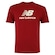 Camiseta Masculina New Balance Manga Curta Essentials VINHO