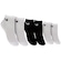 Kit de Meias Nike Gripper Ankle com 3 Pares Infantil BRANCO/PRETO