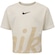 Camiseta Infantil Nike Manga Curta Cozy Graphic Off White