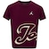 Camiseta Infantil Nike Jordan Manga Curta Jumpman Magic Scrip ROXO ESCURO