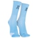 Meia On Running Cano Alto Performance Run Sock Low AZUL/BRANCO