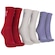 Kit de Meias Cano Longo On Running Logo Sock High 3 Pares ROSA/ROXO
