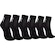 Kit de Meias On Running Cano Médio Logo Sock Mid Adulto 3 pares PRETO