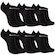 Kit de Meias Nike Everyday Infantil 6 Pares PRETO