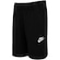 Bermuda Infantil Nike Club Knit 6IN PRETO