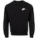 Blusão Infantil Nike Club Fleece Crew PRETO