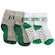 Kit de Meias do Palmeiras Rikam Soquete Tamanho 21 ao 24 BRANCO/CINZA CLARO