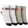 Kit de Meias do Vasco da Gama Rikam Soquete Tamanho 29 ao 33 BRANCO/CINZA CLARO