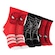 Kit de Meias adidas x Disney Marvel Cano Médio Infantil 3 pares Vermelho/Preto