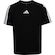Camiseta adidas Train Essentials Três Listras Infantil PRETO/BRANCO