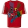 Camiseta Infantill adidas Manga Curta Marvel VERMELHO/BRANCO