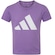 Camiseta Infantil adidas Manga Curta Big Logo ROXO/BRANCO