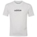Camiseta Infantil adidas Logo Linear BRANCO/PRETO