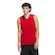 Camiseta Regata Masculina adidas 3 Stripes Vermelho/Preto