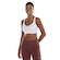 Top Fitness com Bojo Nike Alta Sustentação Dri-fit Indy Adulto BRANCO