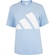 Camiseta Feminina adidas Manga Curta Big Logo AZUL CLA/BRANCO