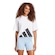 Blusa Cropped Feminina adidas Big Logo BRANCO/PRETO