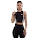 Blusa Regata Feminina adidas Own The Run 3 Listras PRETO