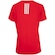 Camiseta Feminina adidas Own The Run 3 Listras VERMELHO