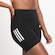 Bermuda Feminina adidas 3 Listras com Bolso PRETO