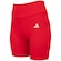 Bermuda Feminina adidas 3 Listras com Bolso VERMELHO