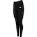 Calça Legging Feminina adidas 3 Listras com Bolso PRETO