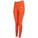 Calça Legging Feminina adidas 3 Listras com Bolso LARANJA