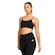 Top Fitness com Bojo Removível adidas Baixa Sustentação Essentials Adulto PRETO