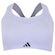 Top Fitness com Bojo adidas Alta Sustentação Suporte TLRD Impact Adulto ROXO CLARO